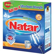 قرص ماشین ظرفشویی ناتار مدل All in One با رایحه پرتقال بسته ی 15 عددی Natar All in One Orange Dishwasher Tablet Pack of 15